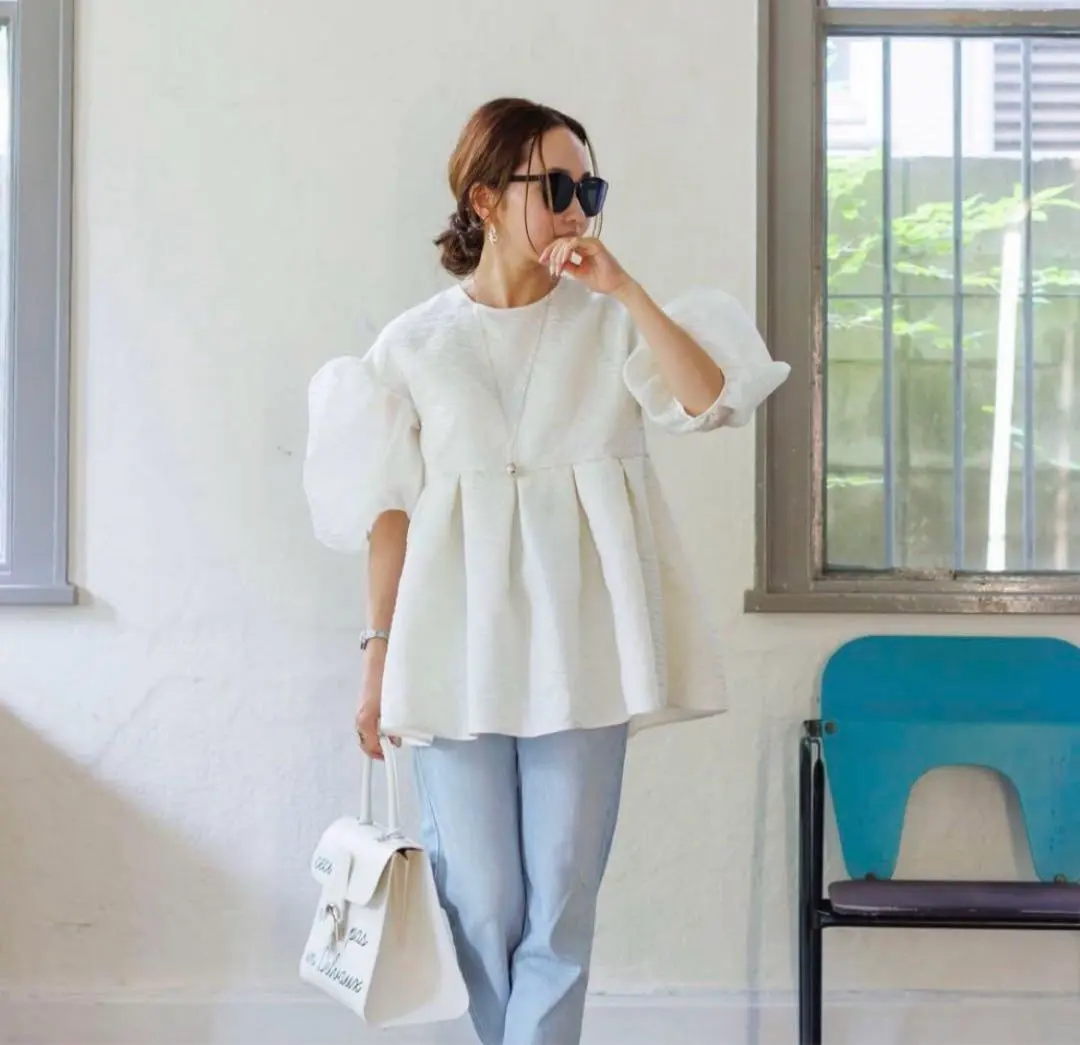 2026年最新】bluelea ブルレア ジャガードブラウスの人気アイテム