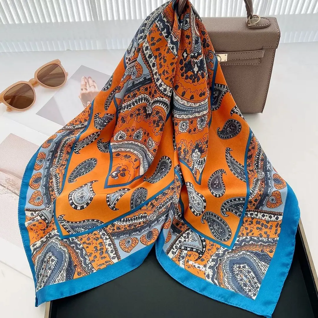 sn様】エルメス ツイリー ボルデュック ブラック✖︎オレンジ|mercari