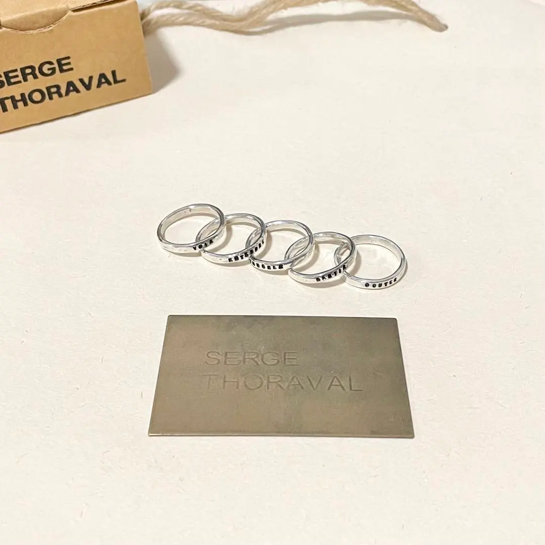 2026年最新】SERGE THORAVAL リング 5連の人気アイテム - メルカリ