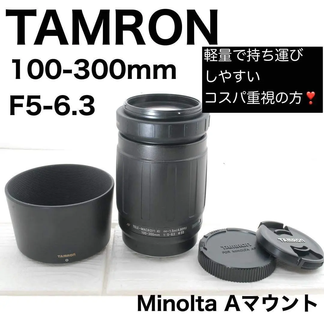 2026年最新】タムロン AF 100-300mm F5-6.3の人気アイテム - メルカリ