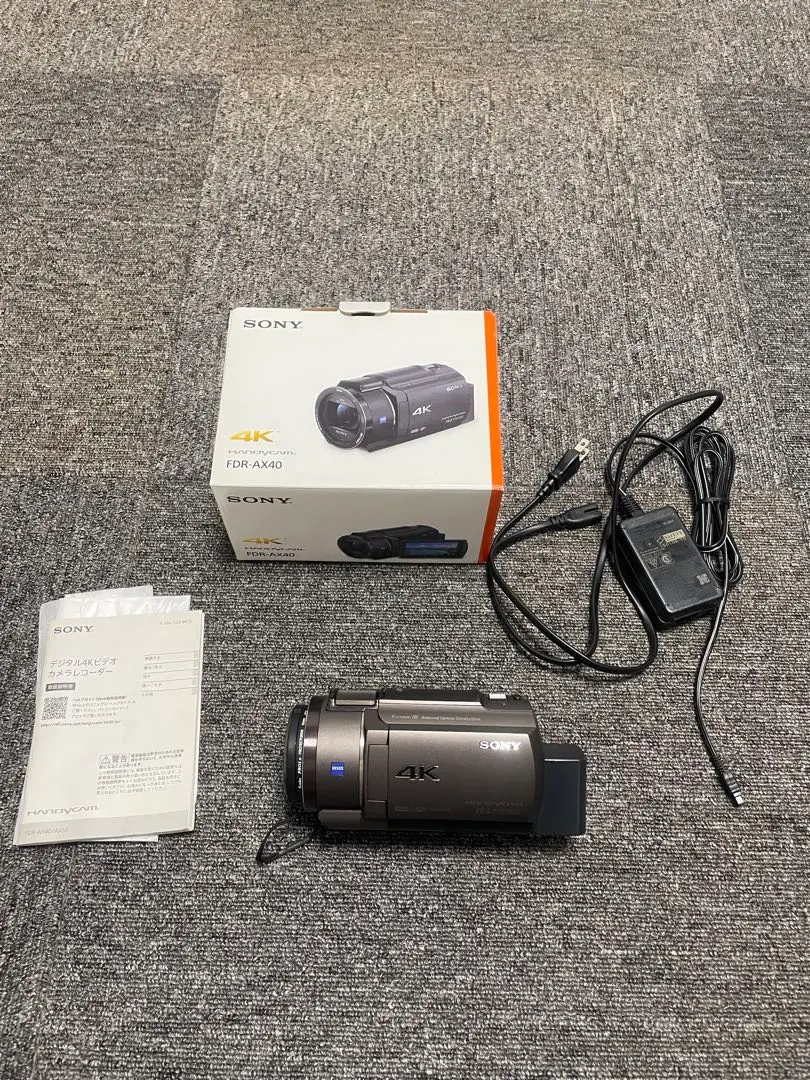 2026年最新】sony 4k ビデオカメラ fdr－ax40の人気アイテム - メルカリ