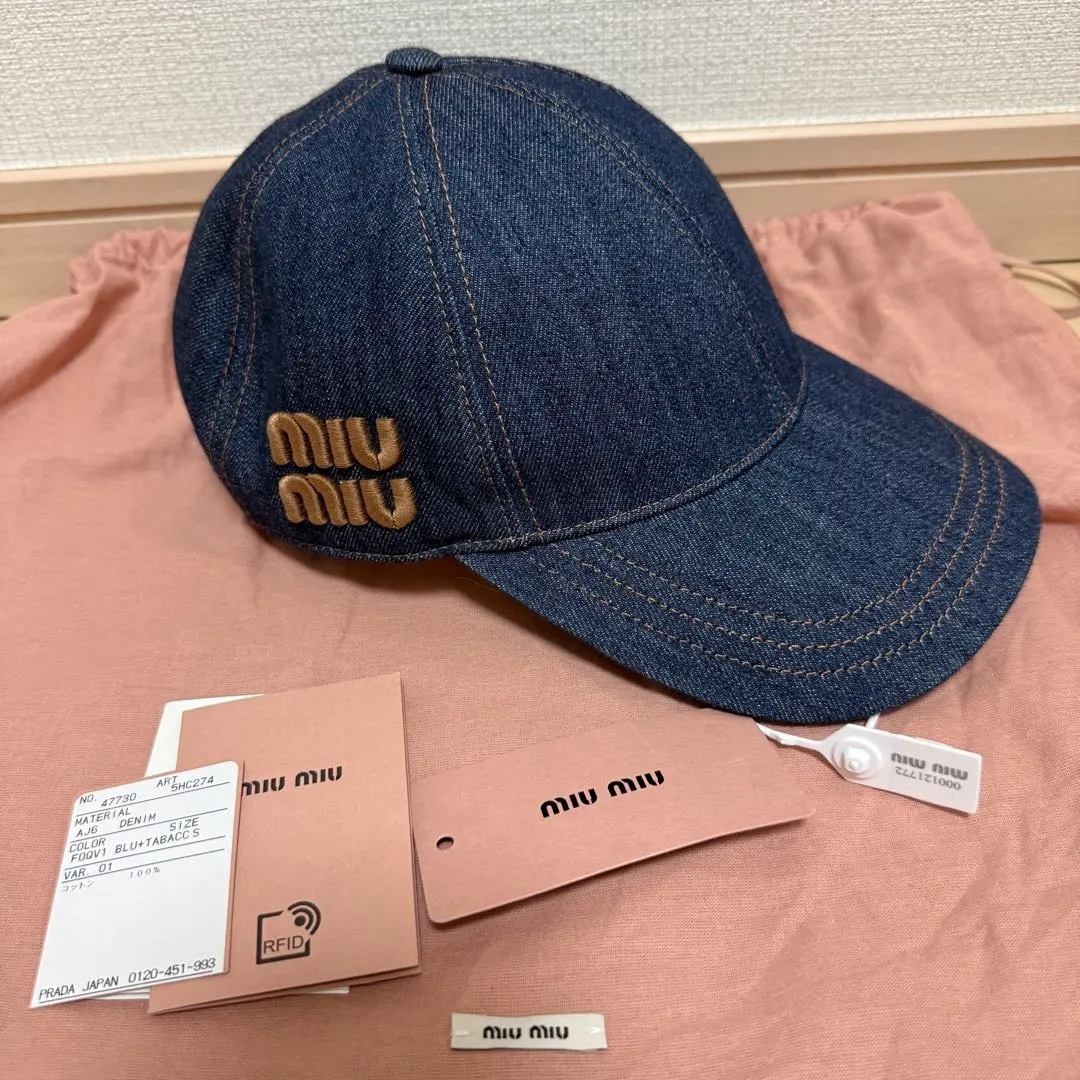 2026年最新】miumiu キャップ デニムの人気アイテム - メルカリ
