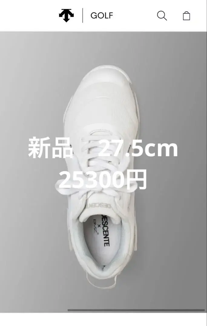 2026年最新】DESCENTE GOLF シューズ(男性用)の人気アイテム - メルカリ
