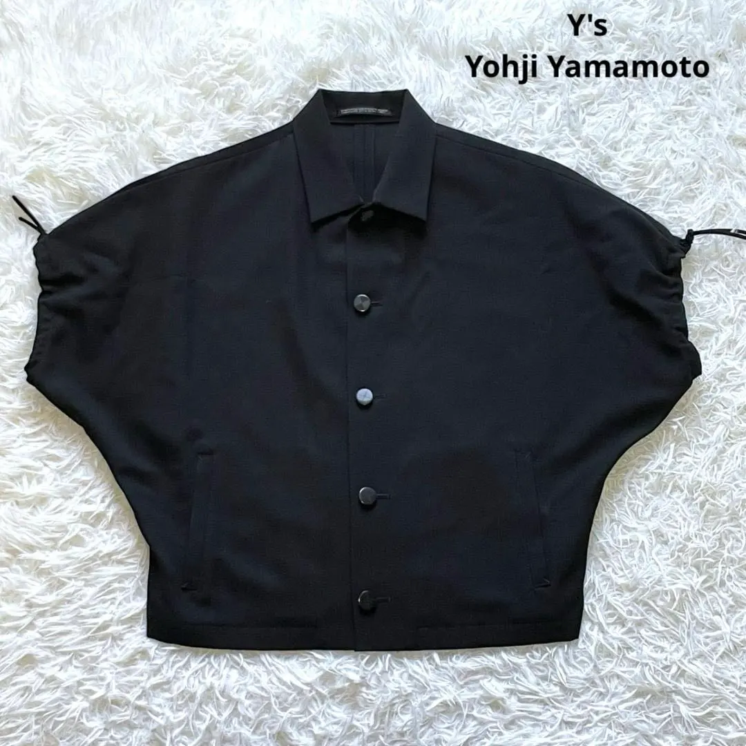 極美品】Y's 25SS コットンローンドットプリントボックスブラウス 現行