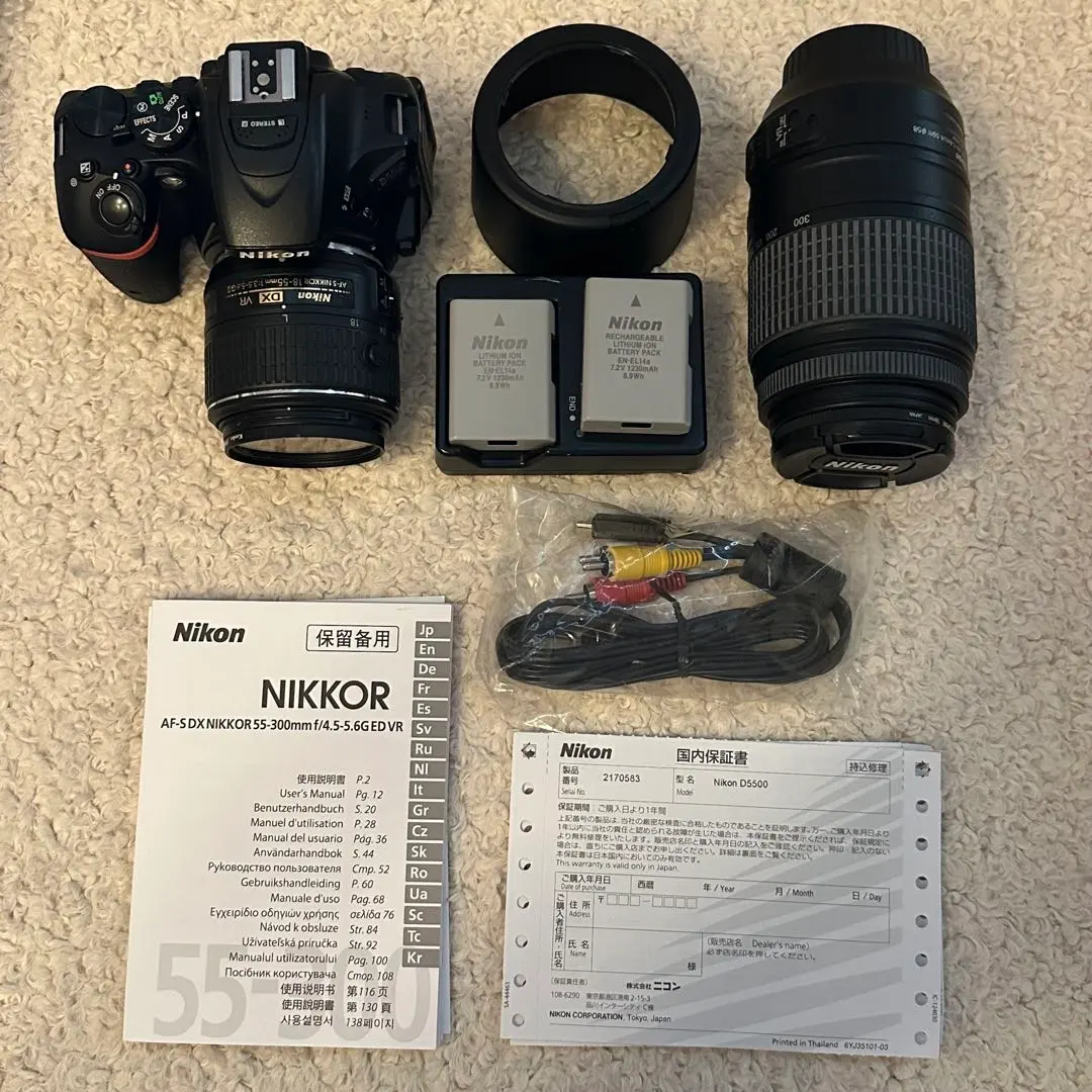2026年最新】nikon d5500 ダブルズームキットの人気アイテム - メルカリ