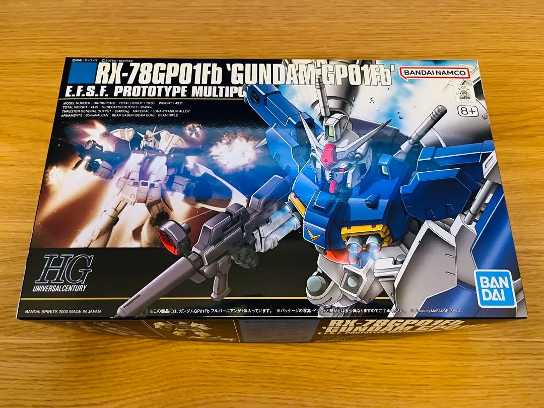 2026年最新】1/144 HGUC RX-78 GP01Fb ガンダム試作1号機