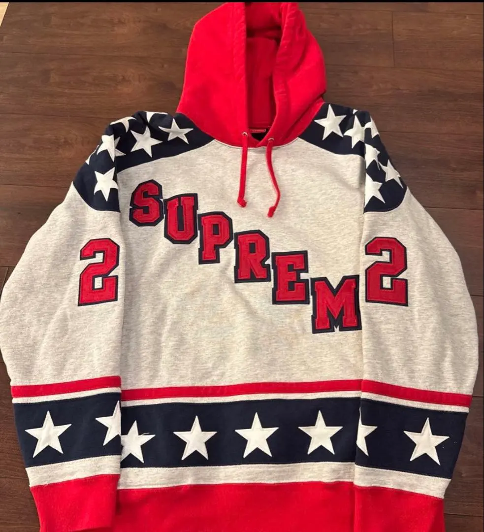 2026年最新】supreme パーカー 星条旗の人気アイテム - メルカリ