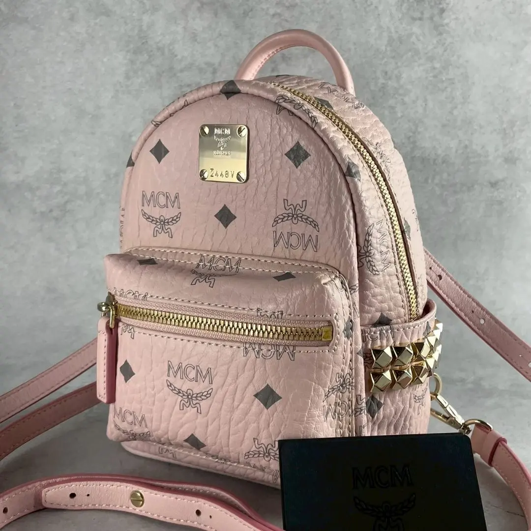 2026年最新】mcmリュック パウダーピンクの人気アイテム - メルカリ