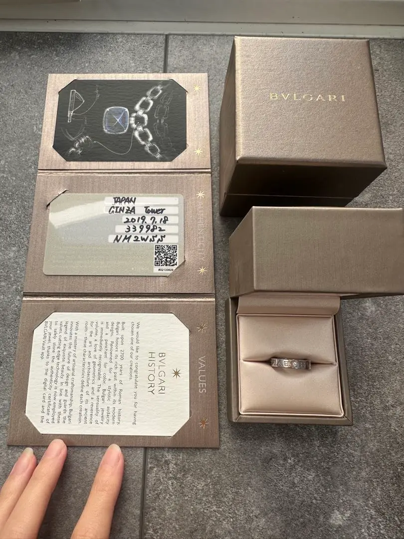 2026年最新】BVLGARI 付属品：箱 リング・指輪の人気アイテム - メルカリ