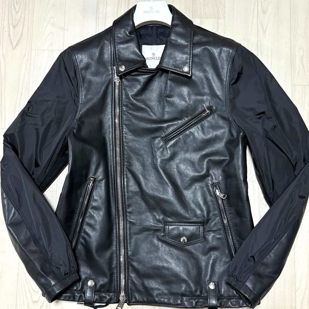 2026年最新】MONCLER レザージャケット・ライダースの人気アイテム