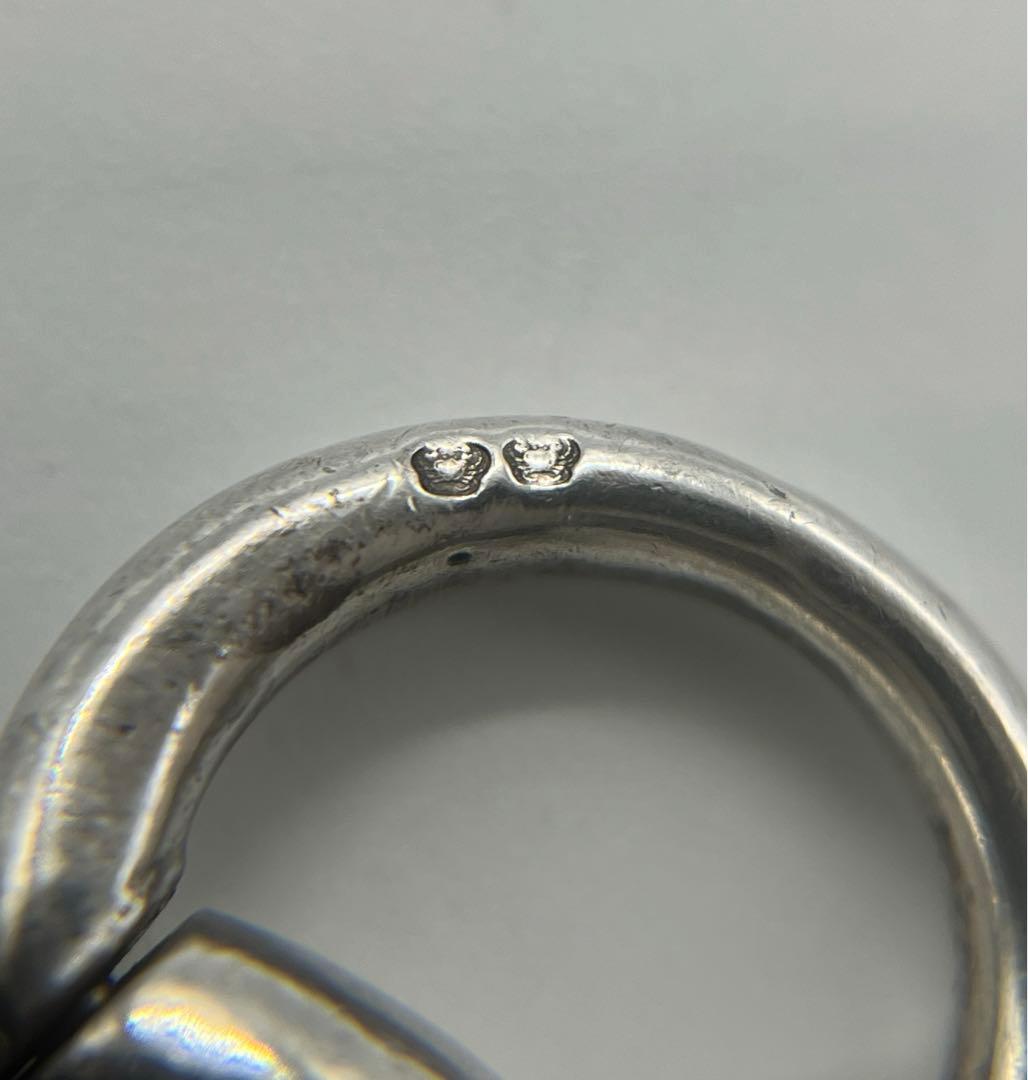 セリーヌ CELINE ホースビットブレスレット SV800蟹刻印 ヴィンテージ