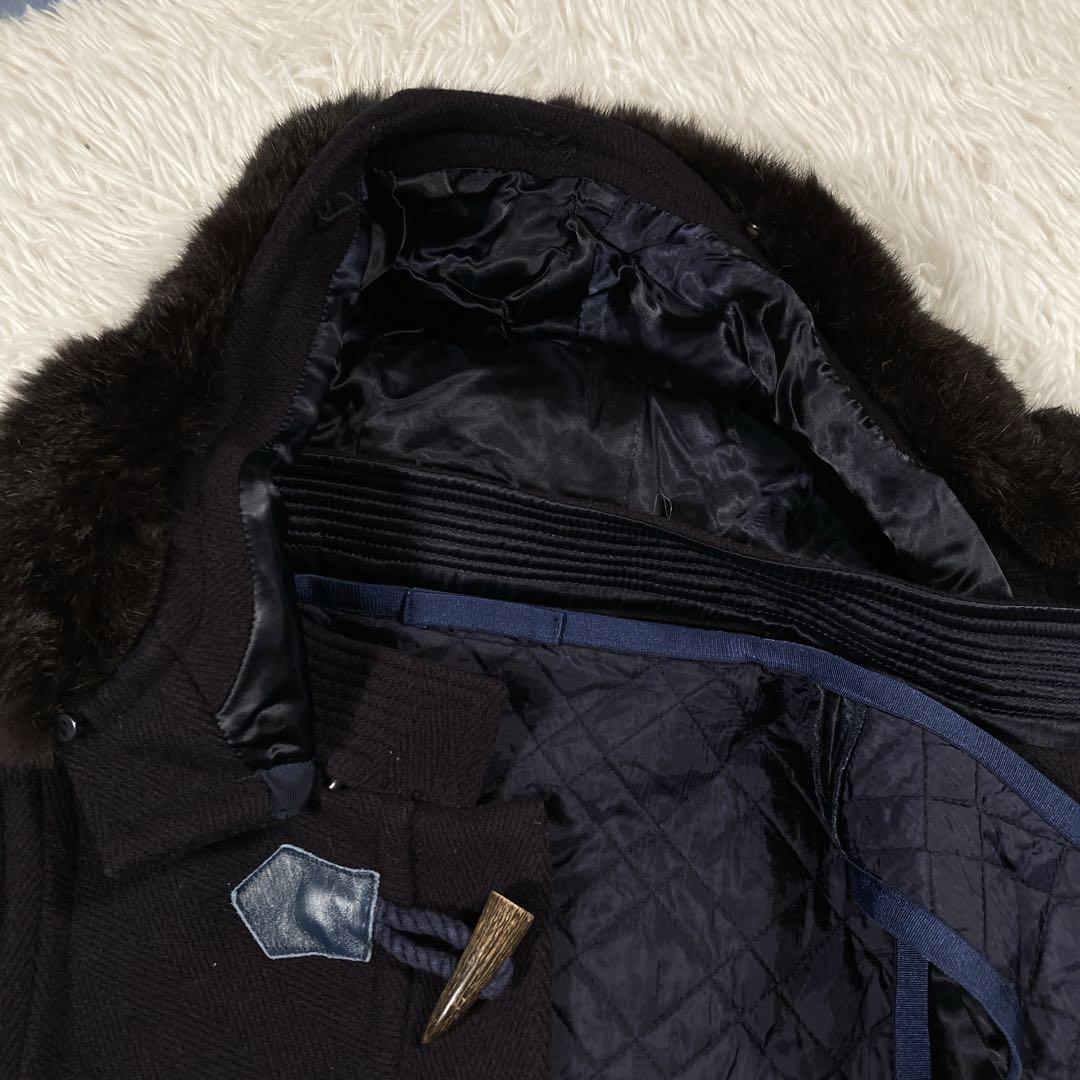 sacai ダッフルコート ライナー付き ラビットファー - メルカリ
