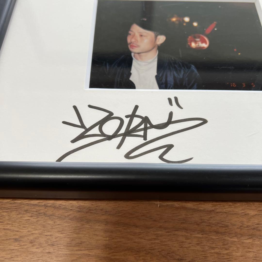 激レア　ZORN 直筆サイン入り　写真　ラッパー　ゾーン　グッズ