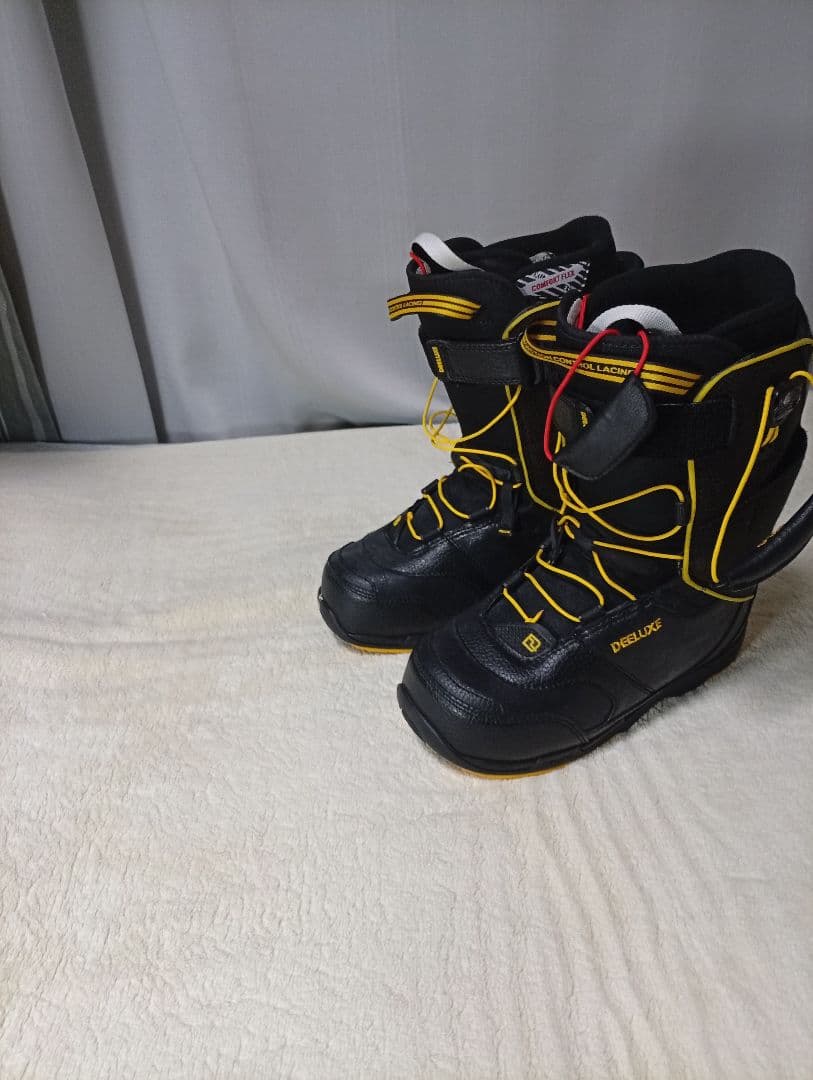 ディーラックス ALPHA スノーボードブーツ 25.5cm グラトリ　パウダー