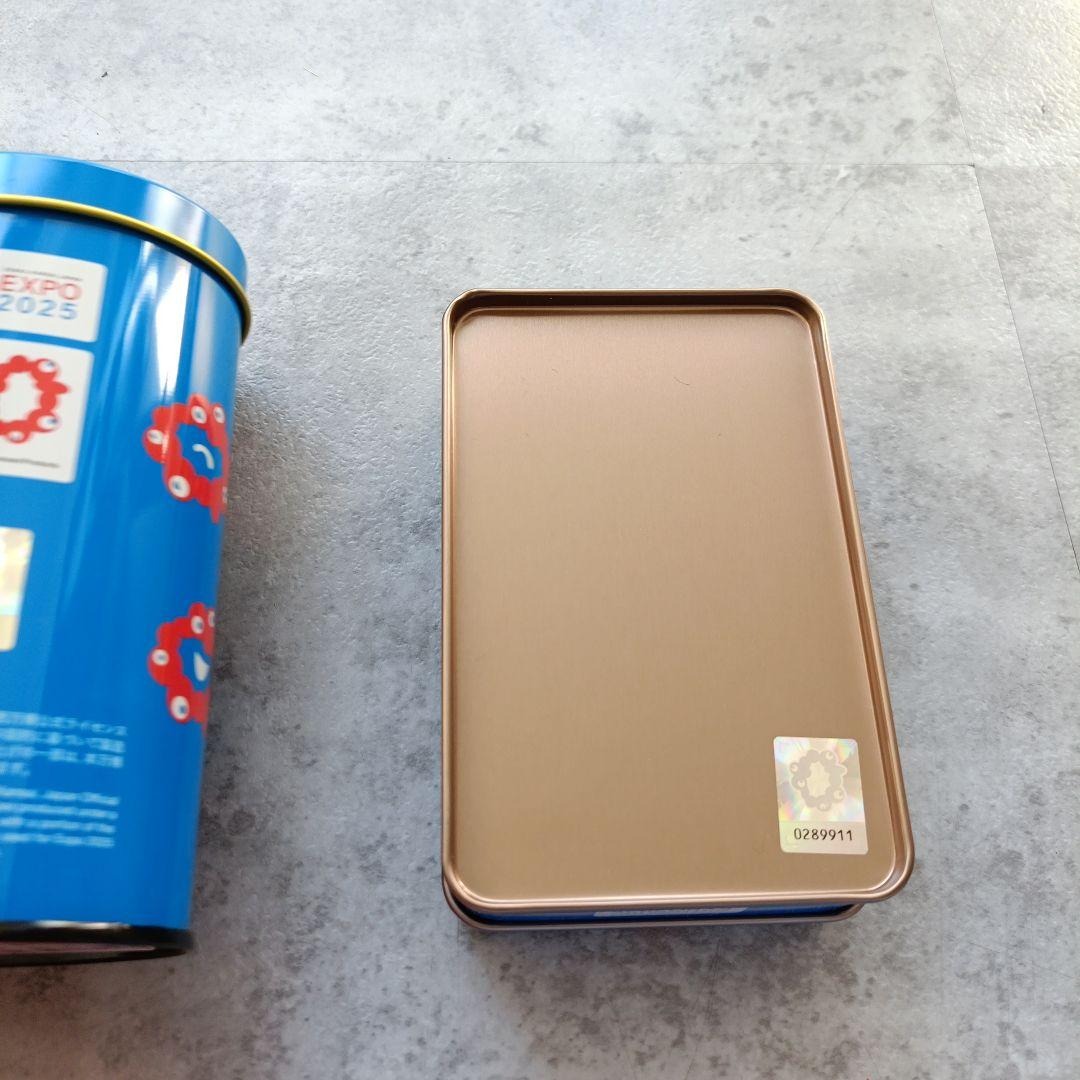 ミャクミャク　万博　お菓子缶　クッキー缶　缶　箱