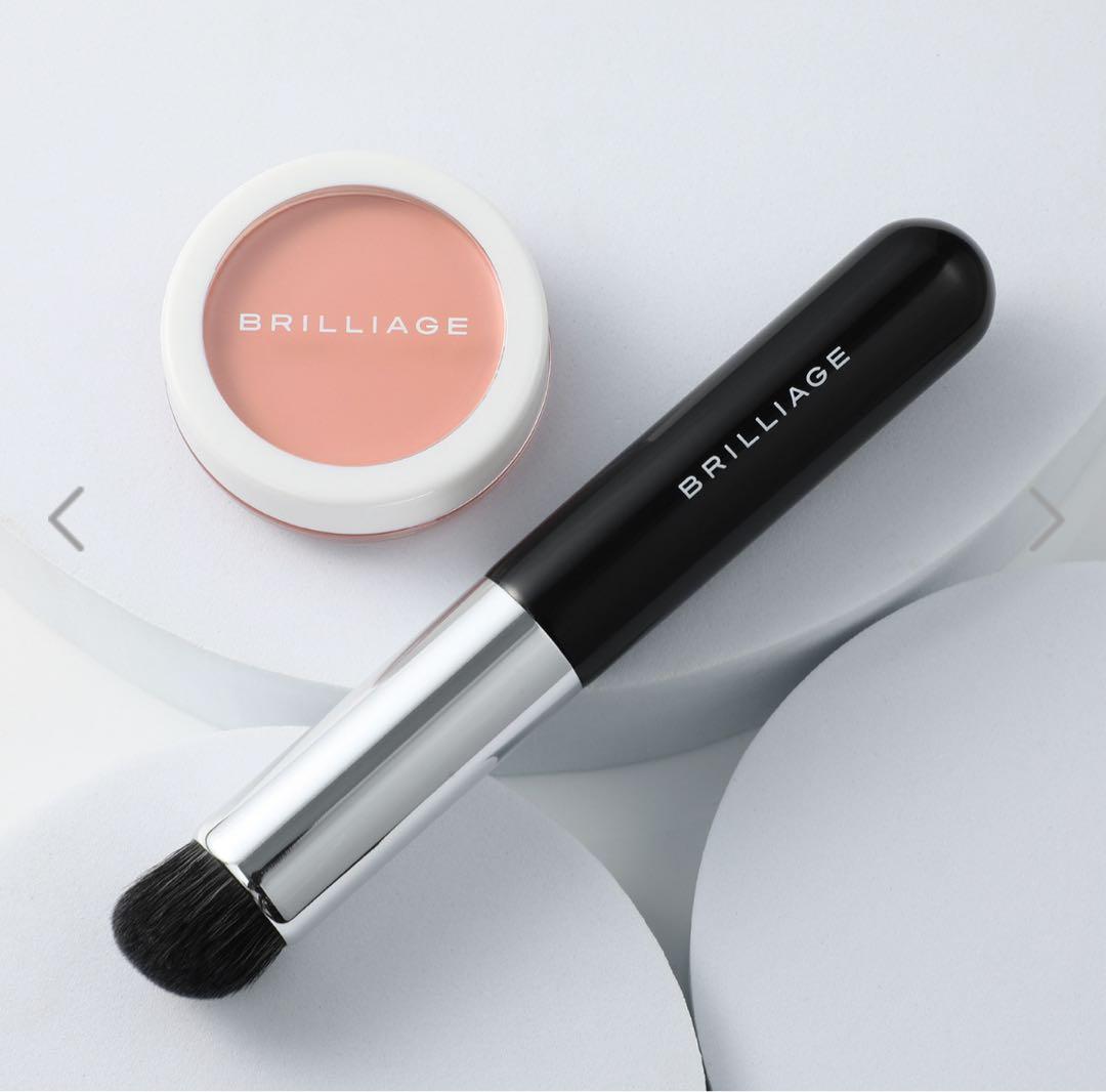 BRILLIAGE コンシーラーチーク 01 &ワイドフィンガーブラシセット カモフラージュ コンシーラーチーク｜ブリリアージュの口コミ - 𓆸