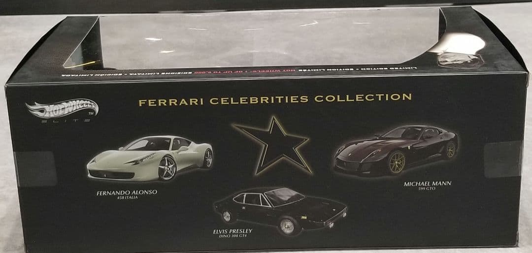 1/18 ホットウィール フェラーリ458イタリアアロンソモデル限定5000