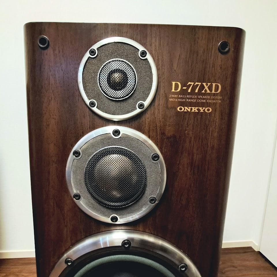 ONKYO名機3WAY スピーカー+スタンド｜ONKYOの本気 エッジ交換済み