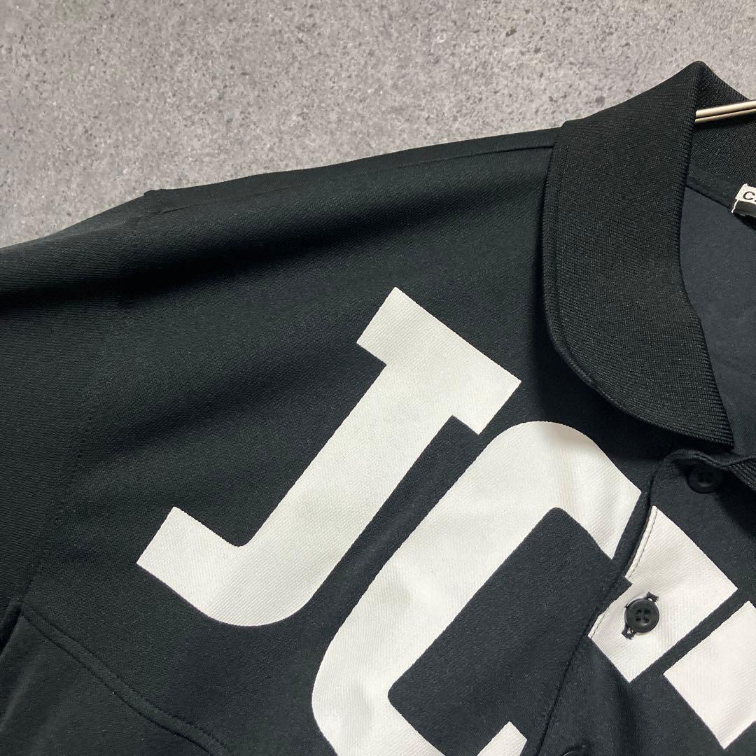 23SS カステルバジャック スポーツ ブラック ゴルフ ポロシャツ 50