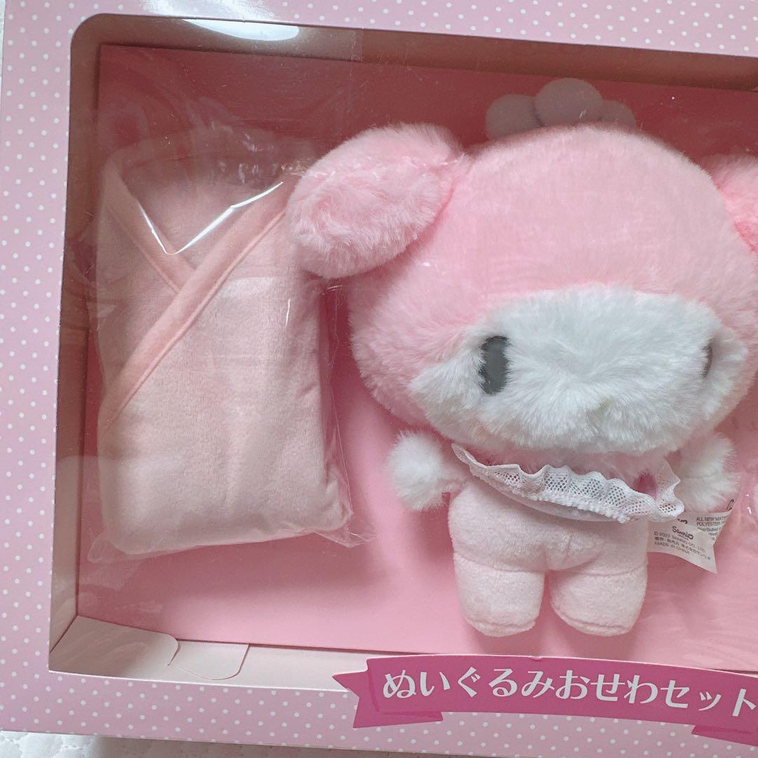 サンリオ❣️激レア　マイメロディ お世話セット　ぬいぐるみ　おしゃぶり　レトロ