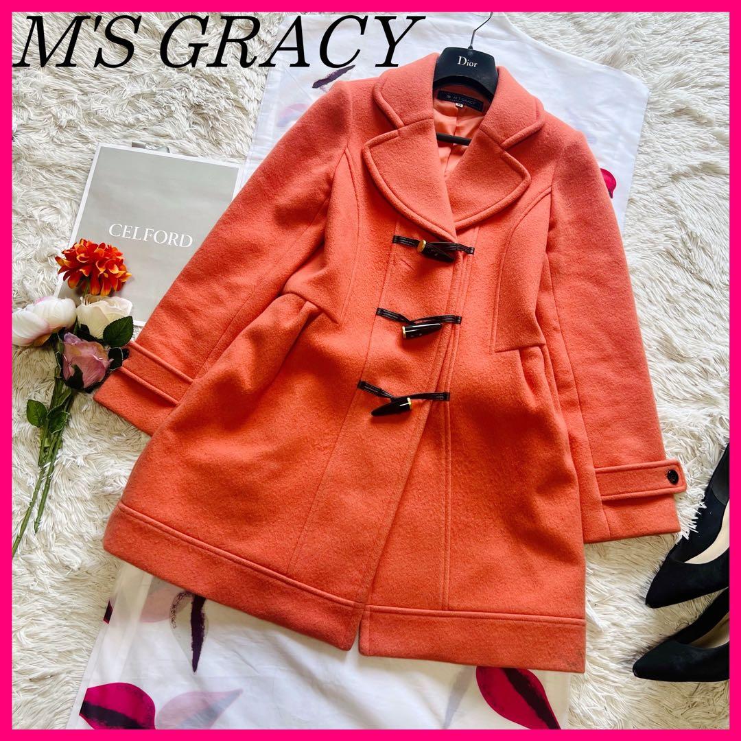 M'S GRACY 赤ロングコート 38