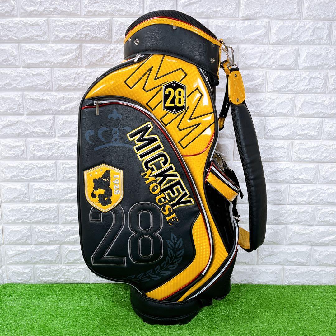 美品希少】 ディズニー ミッキーマウス キャディバッグ 9型 カート