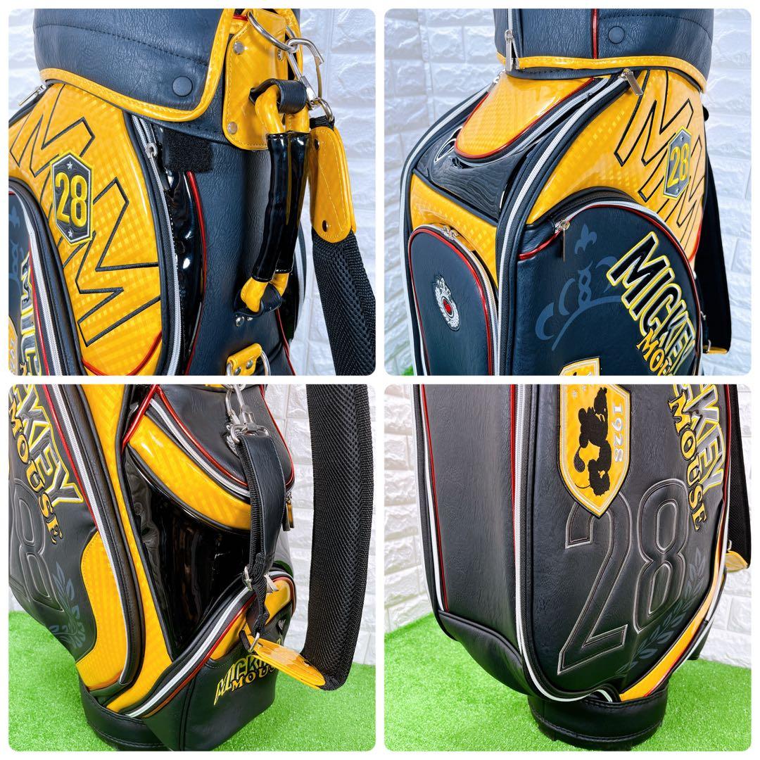 美品希少】 ディズニー ミッキーマウス キャディバッグ 9型 カート