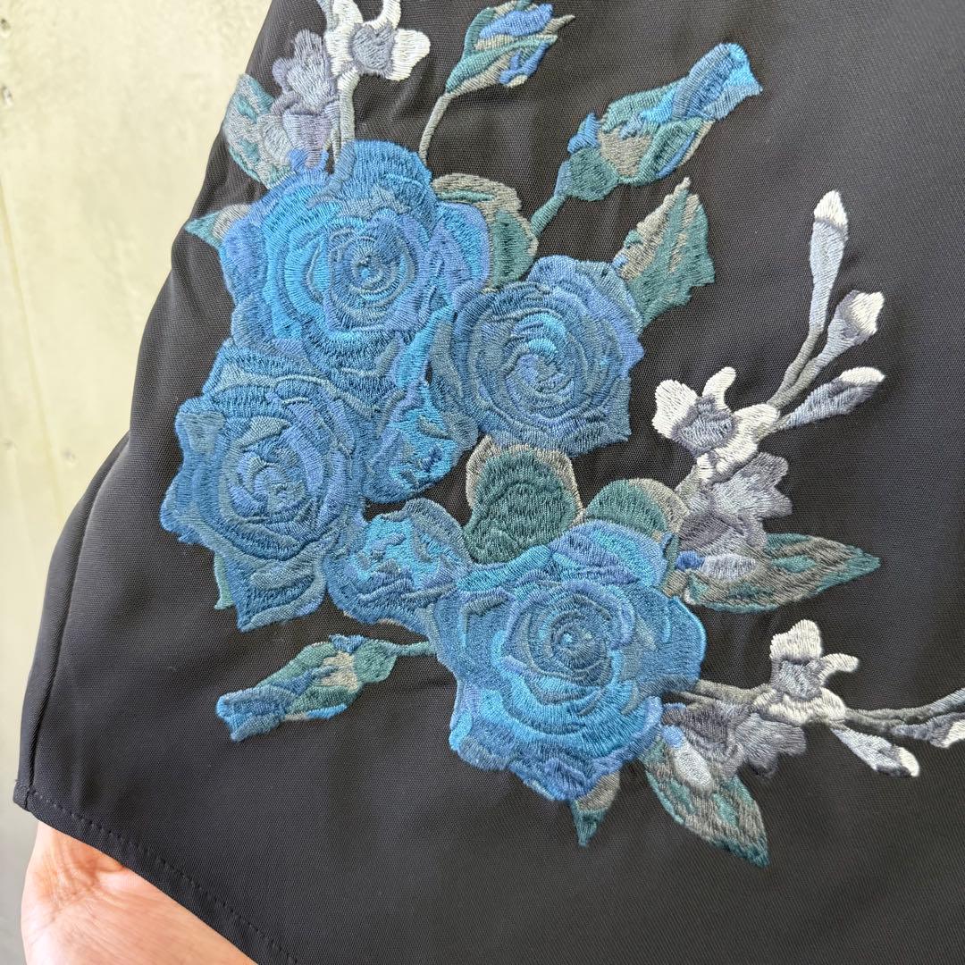 ADO × HARE ローズ刺繍 シャツ 完全受注販売品 ハレ トップス