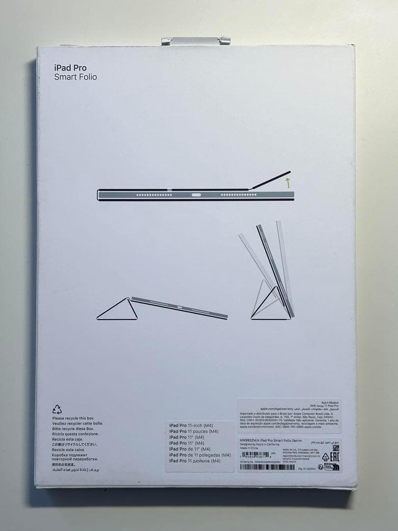 新品】11インチ iPad Pro用スマートフォリオ・デニム① - メルカリ