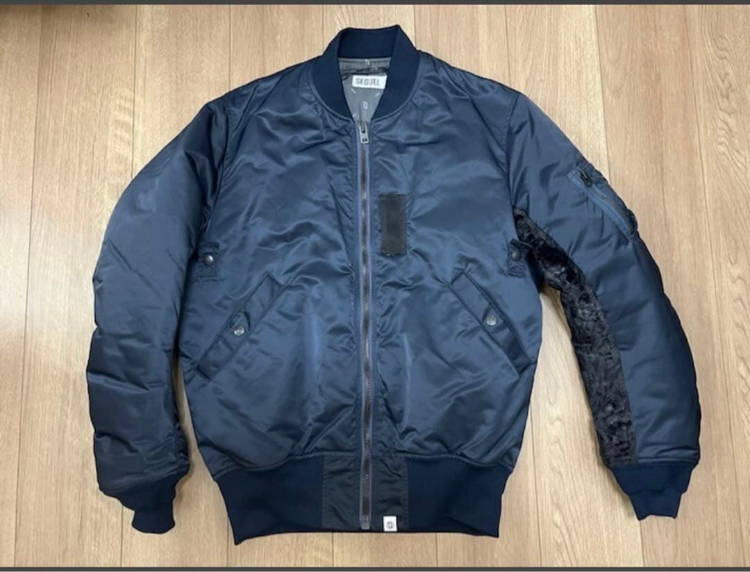 SEQUEL MA-1 藤原ヒロシ 着用モデル FRAGMENT - メルカリ