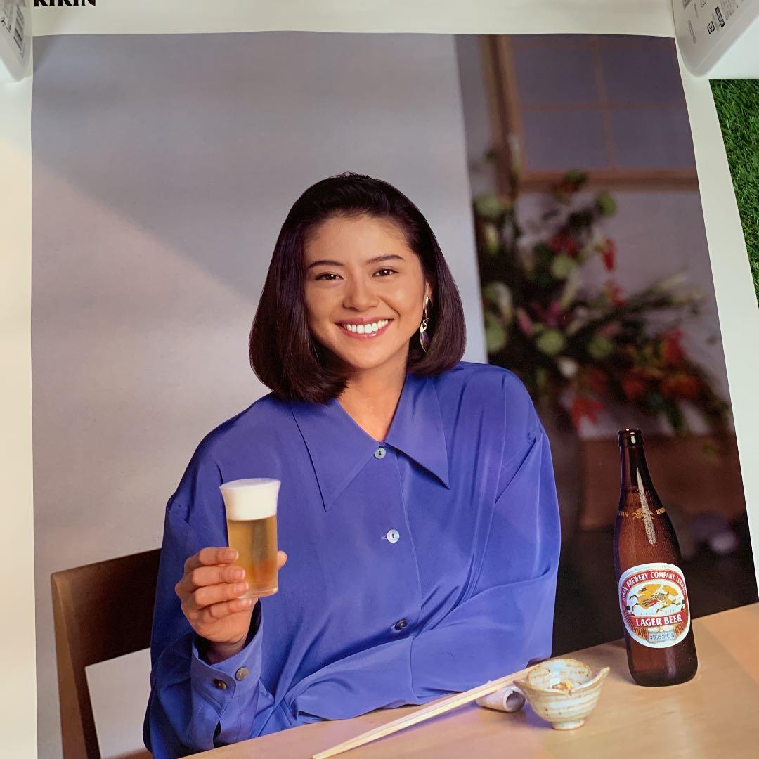 小泉今日子 キョンキョン キリン キリンラガービール ポスター レトロ