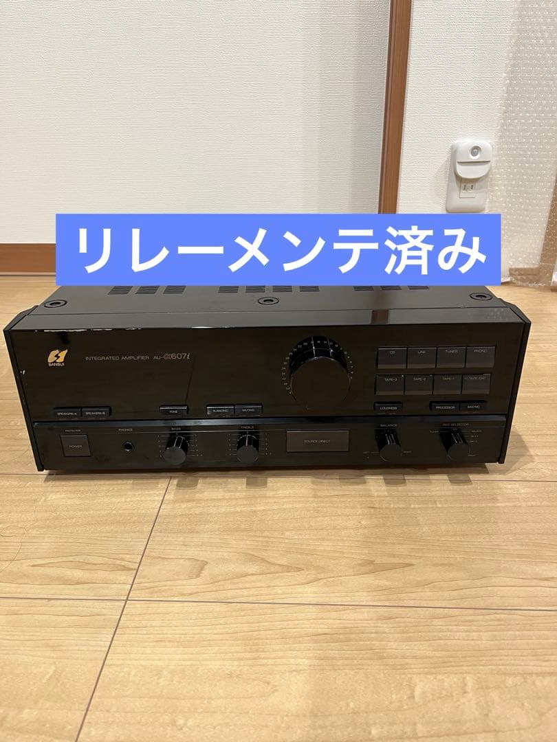 AU-α607i SANSUI サンスイ プリメインアンプ オーディオ機器 - メルカリ