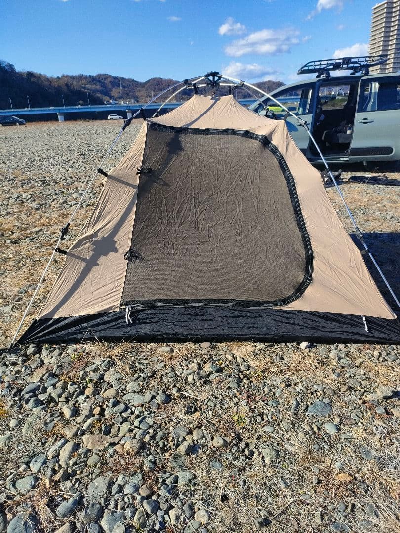 DOD ワンタッチ カンガルーテントM　専用フライシート付き Amazon | DOD(ディーオーディー) カンガルーテント 2人用 キャンプ