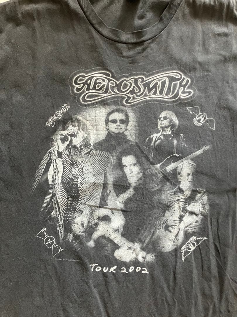 AEROSMITH エアロスミス　ツアー2002 バンドT コピーライトあり
