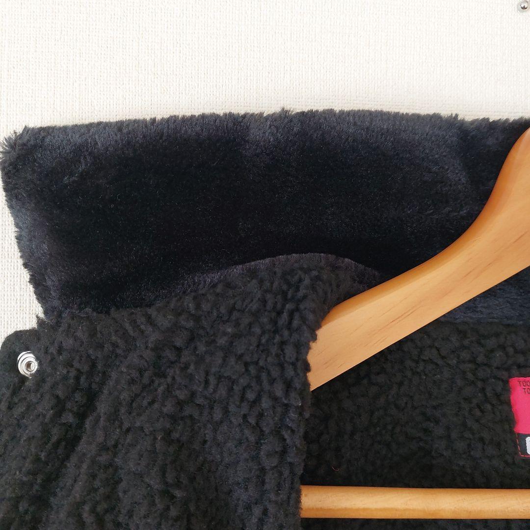 の*り様 クリームソーダ ボア ブルゾン カスリ柄 ネップ柄 ピンク