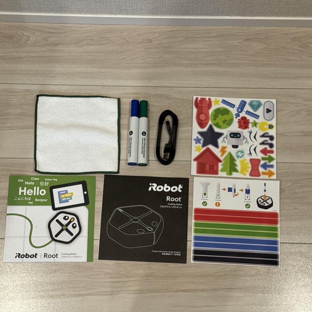 【3点セット】iRobot Root rt1とアドオンパーツ・キャリーバッグ