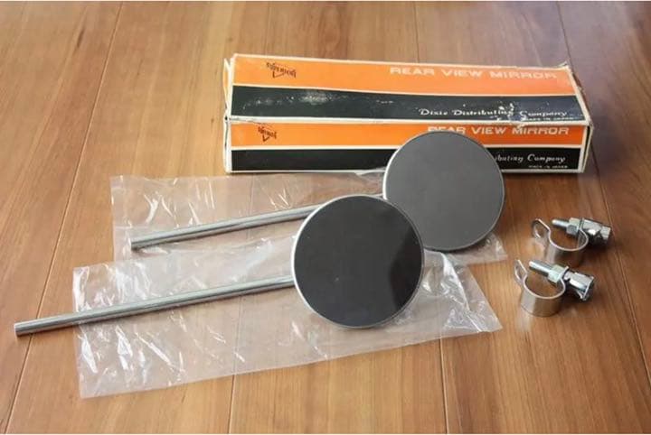 NOS ビンテージ 箱付き スーペリア ラウンドミラー 2個セット - メルカリ