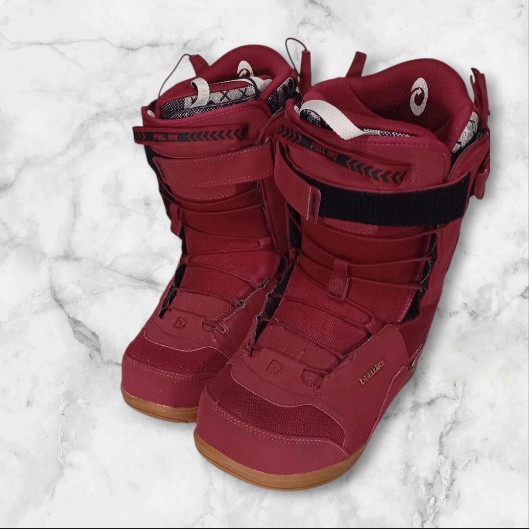 D*3様 ディーラックス ID スノーボードブーツ 27.5cm　ワインレッド