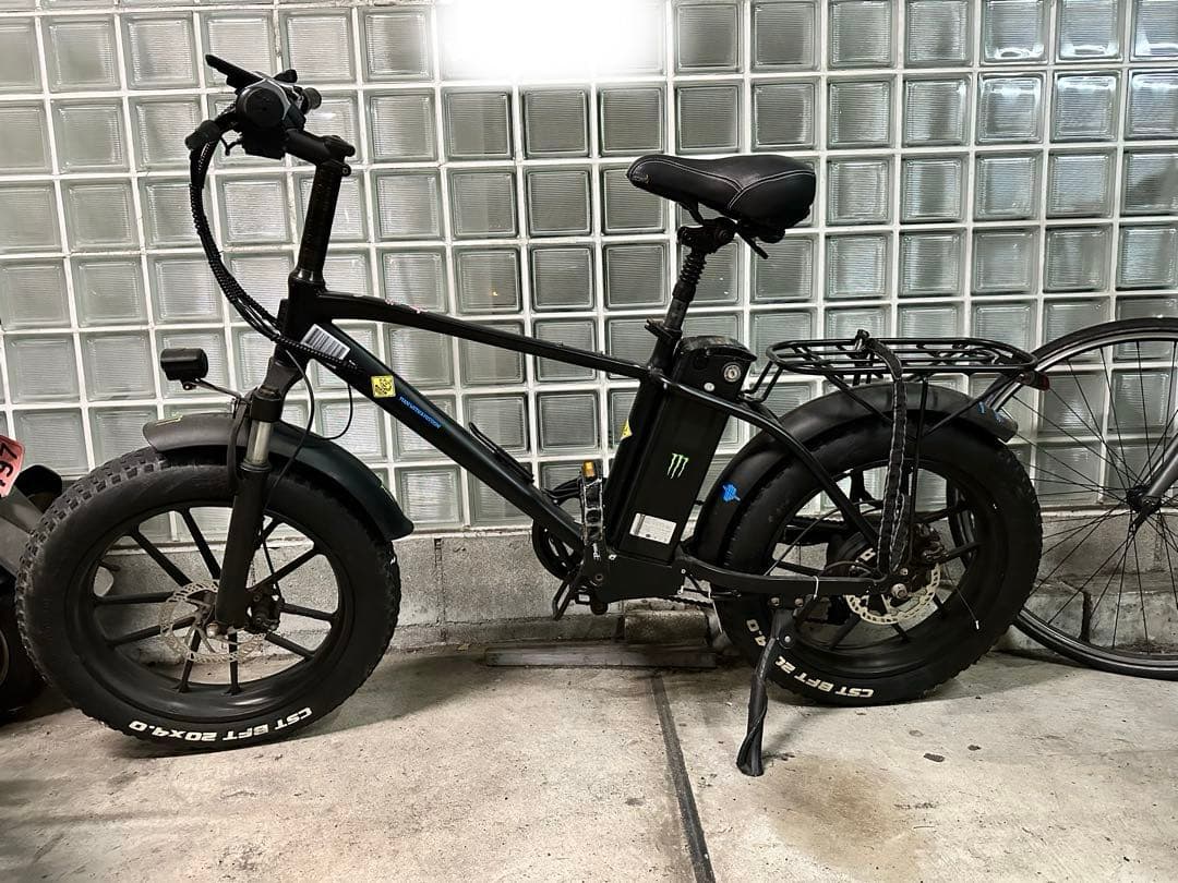 カスタム電動アシスト自転車 ブラック　引き取り限定 引き取り限定】MOVE X電動アシスト自転車 ブラック（走行距離約150km