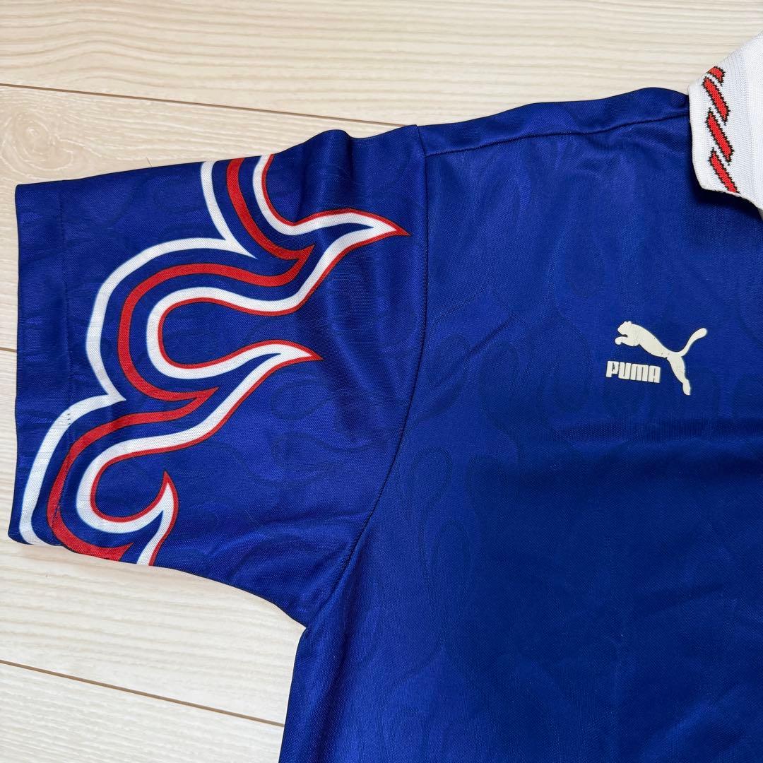 サッカー日本代表 PUMA社製 ユニフォーム 炎1996-97 - メルカリ