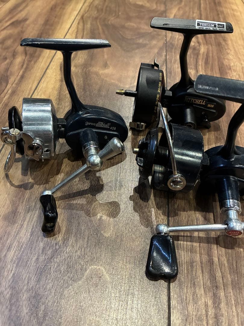 破格設定 スピニングリールGarcía Mitchell 408 ジャンク - メルカリ