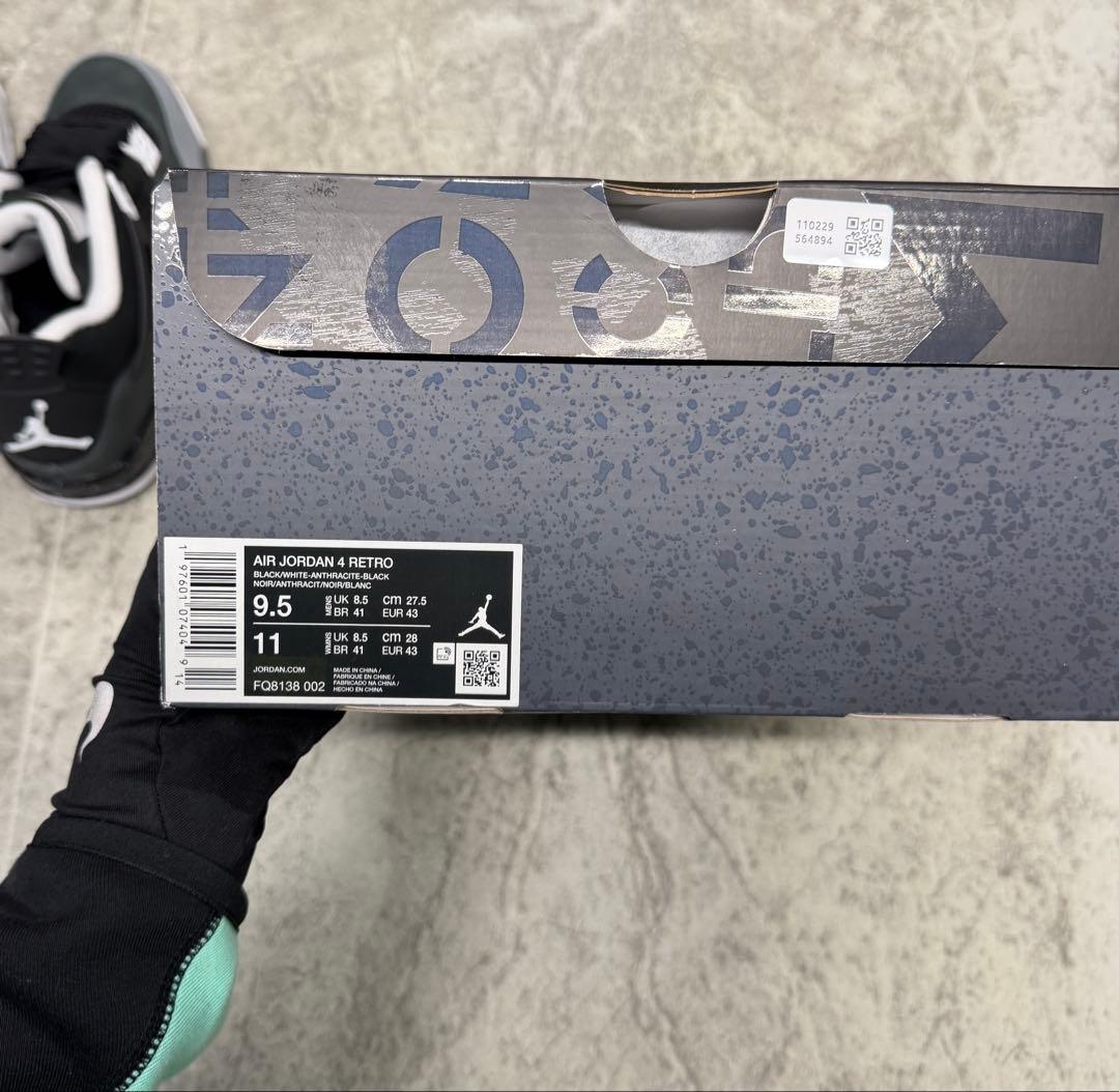 Nike Air Jordan 4 Retro \"Fear\" 27.5cm 新品