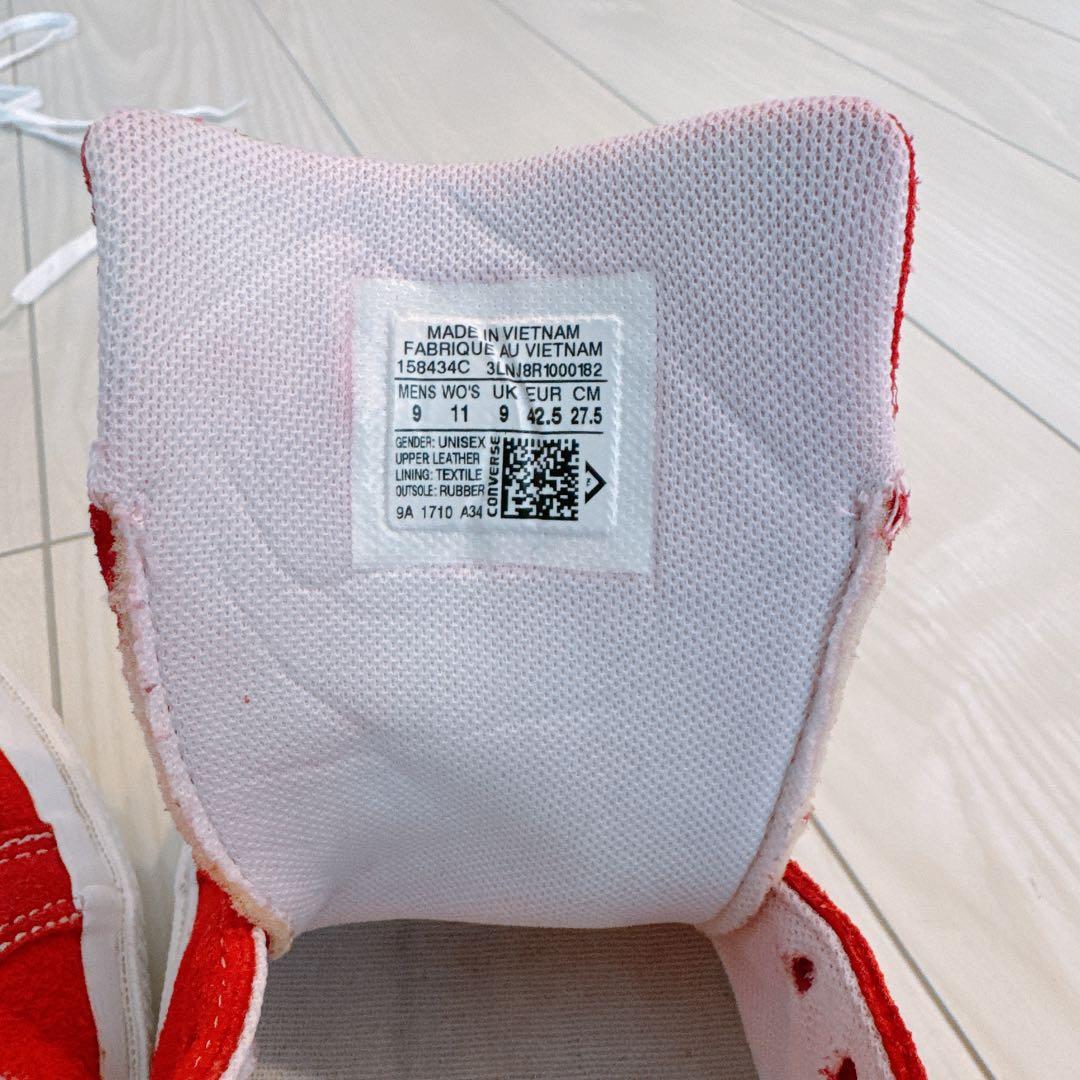 27.5cm 【日本未発売モデル】CONVERSE ワンスター OX Red