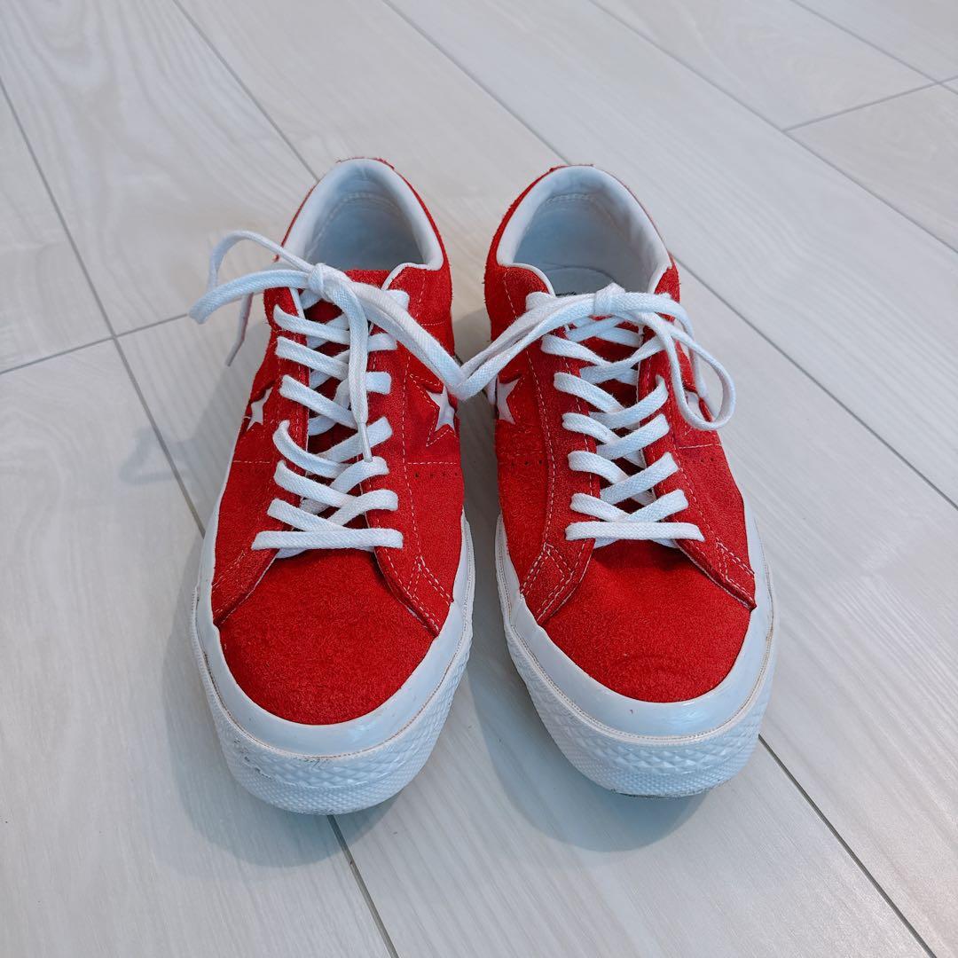 27.5cm 【日本未発売モデル】CONVERSE ワンスター OX Red