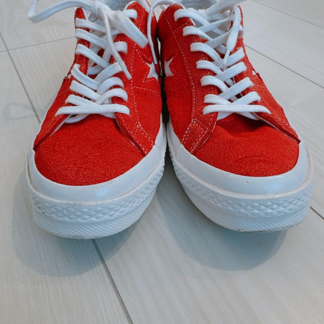 27.5cm 【日本未発売モデル】CONVERSE ワンスター OX Red