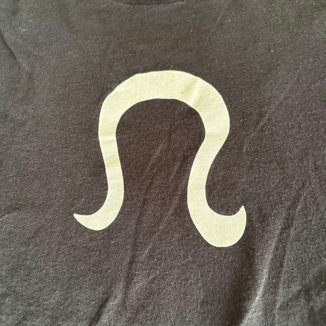 ミック•ジャガー風の黒 長袖Tシャツ Lサイズ