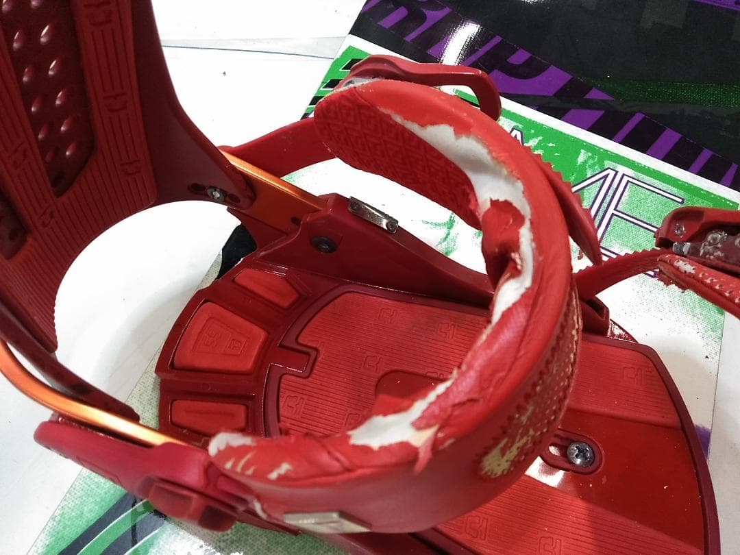 ローム ポスターマニア 155cm + ユニオン M/Lサイズ スノーボード