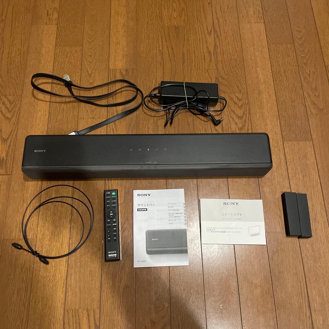 ソニー サウンドバー HT-S200F Bluetooth HDMIケーブル付き これ1本でシアターサウンド！サブウーファー内蔵のSONY HT-S200Fを
