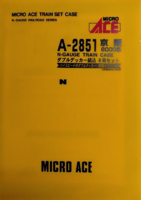京阪８０００系ダブルデッカー組込８両セット