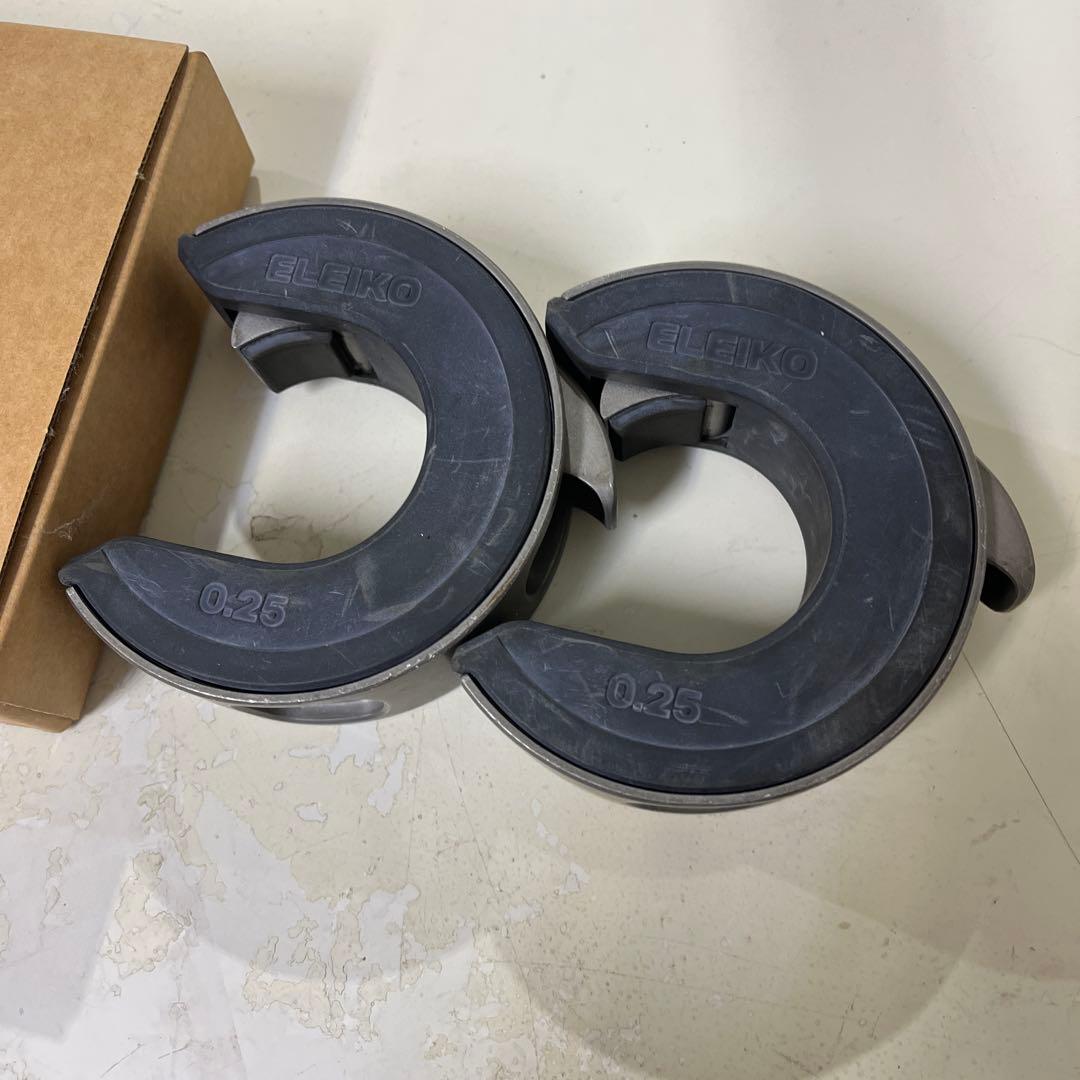 ELEIKO バーベルクランプ 0.25kg 2個セット